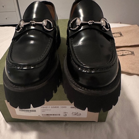 Gucci Horsebit Loafers, black, size 38.5. LIKE NEW - Picture 9 of 16